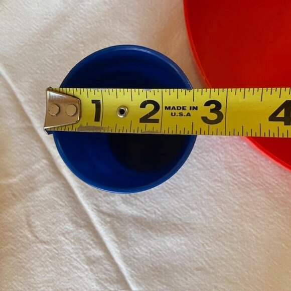 VTG MCM INGRID CHICAGO Party Ball Picnic Camping Set Retro Red Service For 6 - Picture 11 of 16